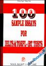 100 Sample Essays For Ielts And Toefl IBT Tests