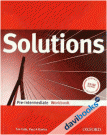 Solutions Pre-intermediate Work Book (9780194551700)