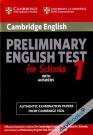 Cambridge English Preliminary English Test For Schools 1 With Answers