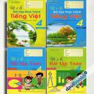 Combo Vở Ô Li Bài Tập Thực Hành Tiếng Việt 4 + Vở Ô Li Bài Tập Toán Lớp 4 (Bộ 4 Cuốn)