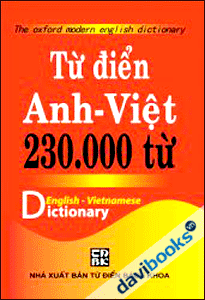 Từ điển Anh Việt 230.000 Từ