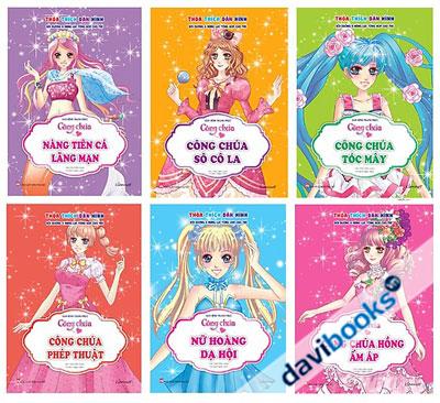 Dán Hình Trang Phục Công Chúa (6 Cuốn)