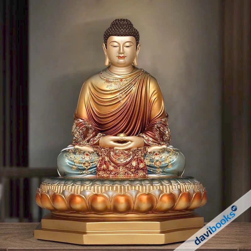 Tượng Phật Bằng Đồng - Cao 40 cm