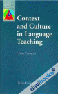 Oxford Applied Linguistics: Context & Culture in Language Teaching (9780194371872)