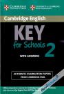 Cambridge English Key English Test For Schools 2 With Answers