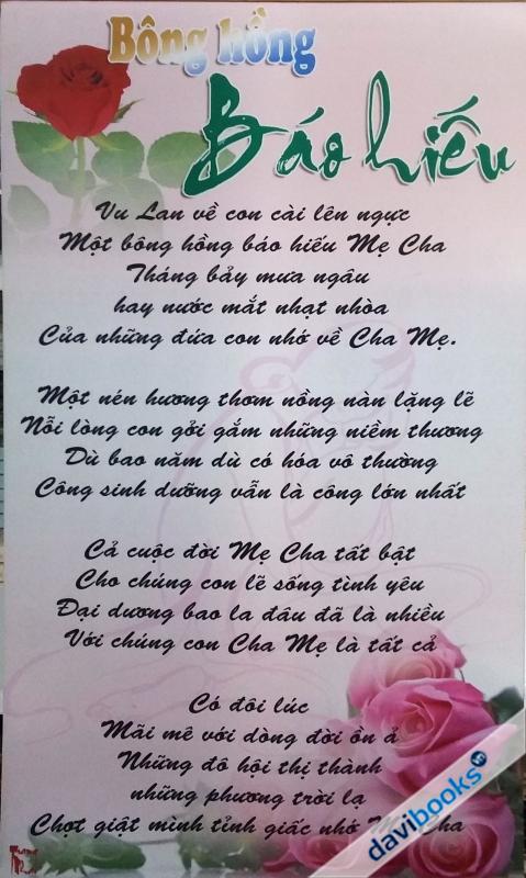(ad834) Bông Hồng Báo Hiếu