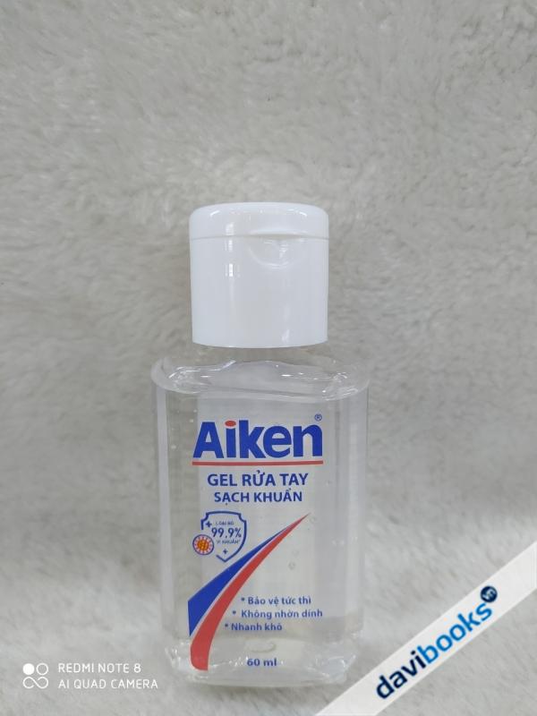 (ad6380) Gel Rửa Tay Aiken Sạch Khuẩn 60ml