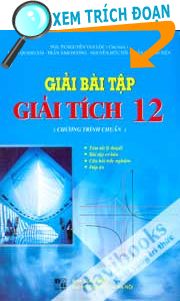Giải Bài Tập Giải Tích 12 (Chương Trình Chuẩn)
