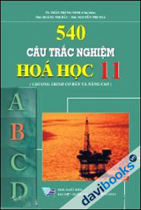 540 Câu Trắc nghiệm Hoá Học 11