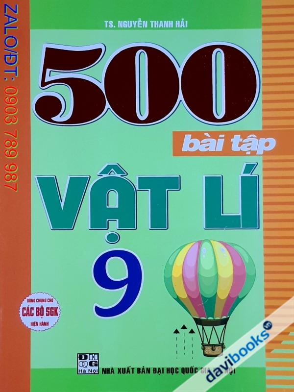 500 Bài Tập Vật Lí 9 (Bộ SGK Hiện Hành)