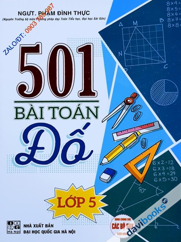 501 Bài Toán Đố Lớp 5 (Bộ SGK Hiện Hành)