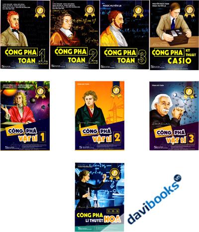 Combo Công Phá Toán - Lí - Hóa 