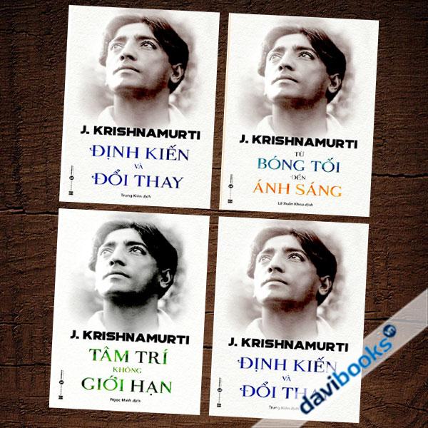 Bộ Sách Triết Lý Của Krishnamurti (4 Quyển) : Hành Trình Của Đại Bàng + Định Kiến Và Đổi Thay + Tâm Trí Không Giới Hạn + Từ Bóng Tối Tới Ánh Sáng
