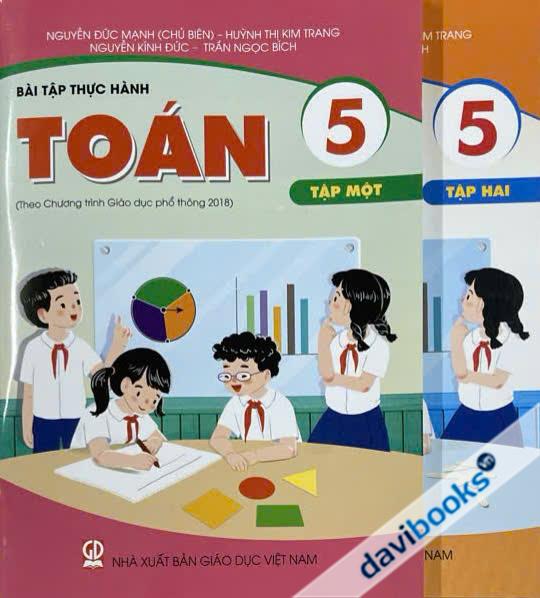 Bài Tập Thực Hành Toán 5 (Bộ 2 Tập) - Theo CT GDPT Mới