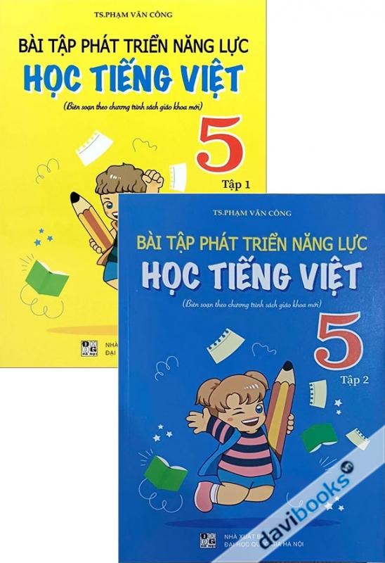 Bài Tập Phát Triển Năng Lực Học Tiếng Việt 5 (Bộ 2 Tập)