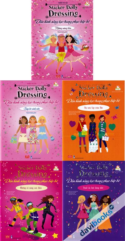Sticker Dolly Dressing - Dán Hình Sáng Tạo Trang Phục Búp Bê (5 Cuốn)