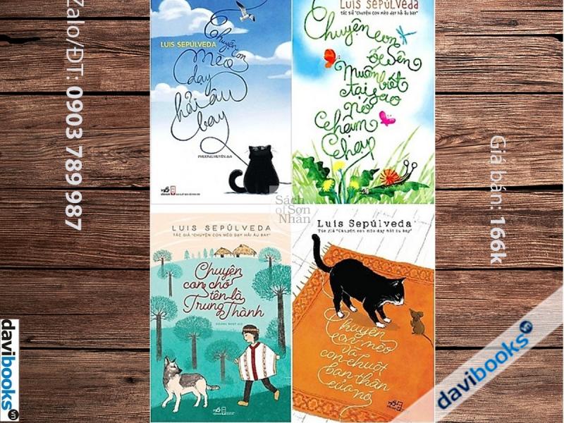 Chuyện Con Mèo Dạy Hải Âu Bay + Chuyện Con Mèo Và Con Chuột Bạn Thân Của Nó + Chuyện Con Ốc Sên Muốn Biết Tại Sao Nó Chậm Chạp + Chuyện Con Chó Tên Là Trung Thành (4 Cuốn)