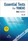 Essential Tests for Toeic RC 1000 Vol 2