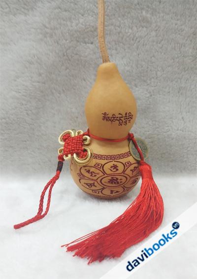 (ad11003) Hồ Lô Trái Bầu Đẹp Chạm Kinh