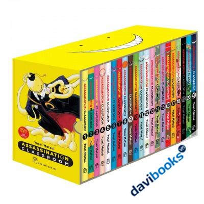 Boxset ASSASSINATION CLASSROOM - Trọn Bộ 21 Tập - Tặng Kèm Lịch Mini + Poster
