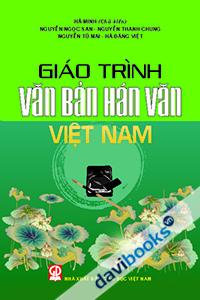 Giáo Trình Văn Bản Hán Văn Việt Nam