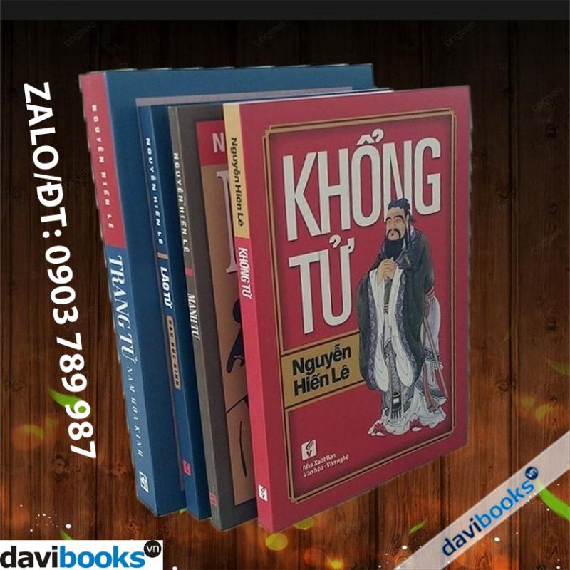4 Quyển Sách Đạo Học Phương Đông: Trang Tử - Nam Hoa Kinh + Lão Tử - Đạo Đức Kinh + Khổng Tử + Mạnh Tử
