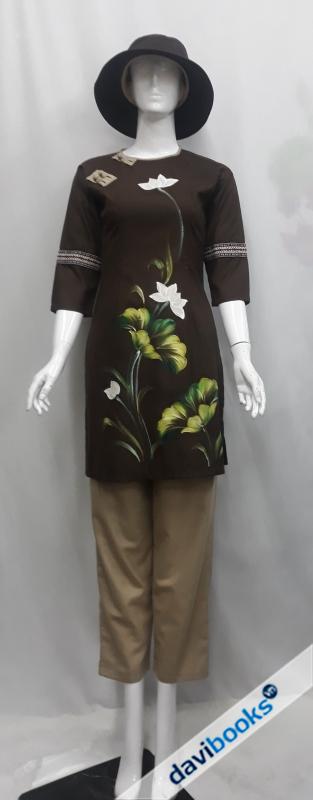 (ad5172) Thổ Cẩm Vẽ Linen