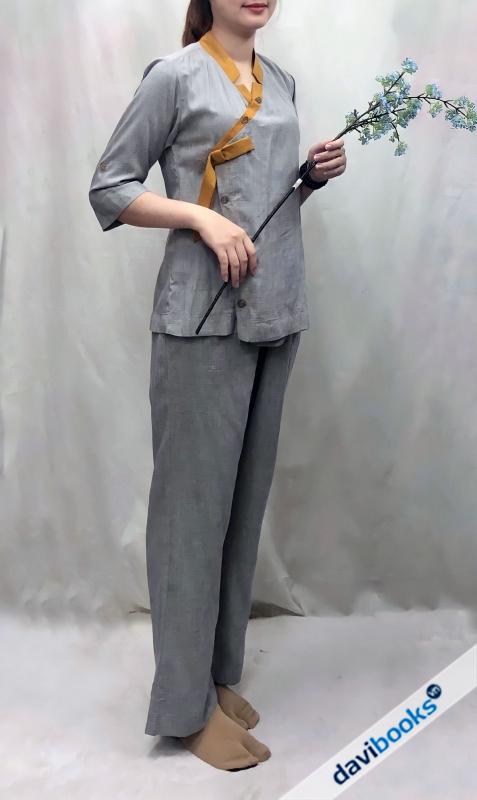 (ad10654) Thái Viền Thắt Nơ Vải Ấn Độ