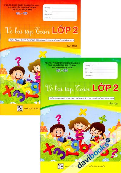 Vở Bài Tập Toán Lớp 2 (Tập 1 Tập 2 - QL CD)