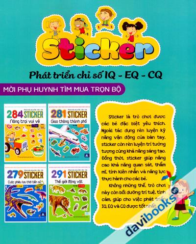 Sticker Phát Triển Chỉ Số IQ EQ CQ (Bộ 4 Quyển)