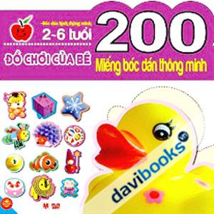 200 Miếng Bóc Dán Thông Minh Đồ Chơi Của Bé