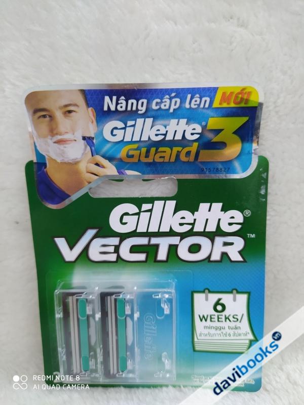 (ad6462) Lưỡi Dao Cạo Râu Singapore 1 Bộ 2 Lưỡi