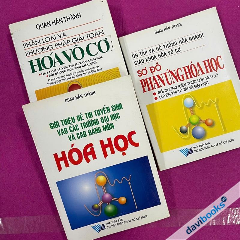 Combo 3 Cuốn Sách Hóa Học Thầy Quan Hán Thành