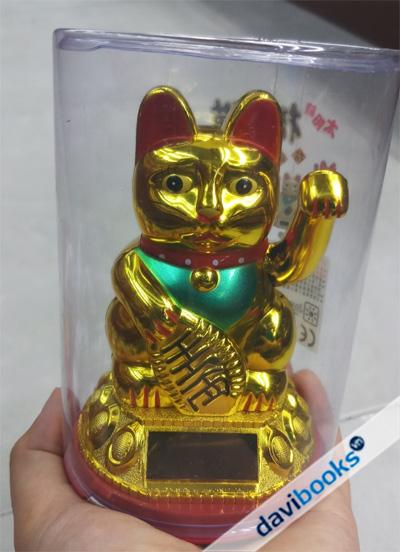 (ad10971) Mèo Ngoắc Cao 12cmx8.5cm