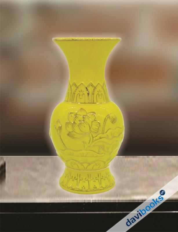 (ad252) Bình Cắm Hoa Bạch Ngọc Vàng