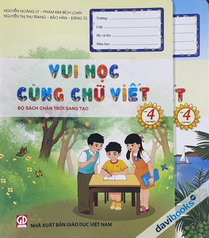 Vui Học Cùng Chữ Viết Lớp 4 (Bộ 2 Tập) - Chân Trời Sáng Tạo