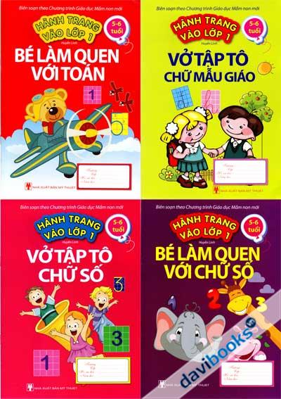 Hành Trang Vào Lớp 1 Từ 5 - 6 Tuổi (Bộ 4 Cuốn)