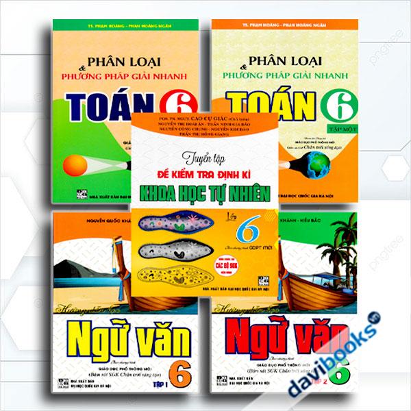 Combo Bộ Sách Tham Khảo Toán - Văn - Khoa Học Tự Nhiên Lớp 6 (Bám Sát SGK Chân Trời Sáng Tạo, Bộ 5 Cuốn)