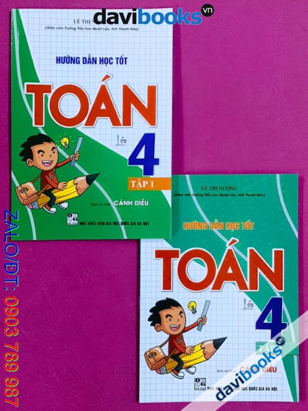 Combo 2Q: Hướng Dẫn Học Tốt Toán Lớp 4 (Bộ SGK Cánh Diều)