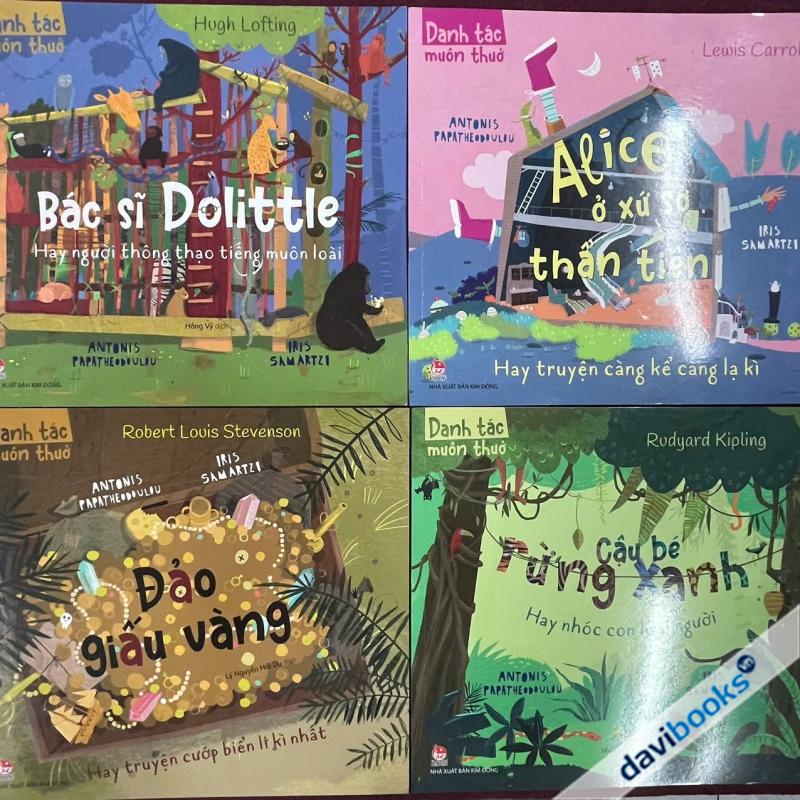 Danh Tác Muôn Thuở: Combo 4 Cuốn Sách Thiếu Nhi