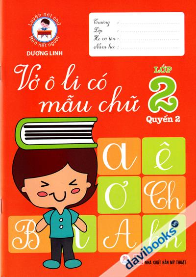 Vở Ô Li Có Mẫu Chữ Lớp 2 Quyển 2