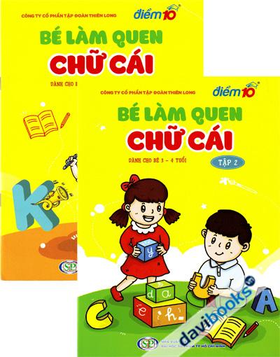 Bé Làm Quen Chữ Cái Dành Cho Bé 3-4 Tuổi (Tập 1 Tập 2)