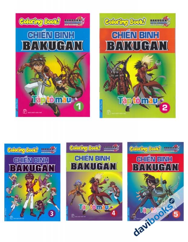 Bộ Tập Tô Màu Chiến Binh Bakugan