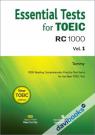 Essential Tests For Toeic RC 1000 Vol 1