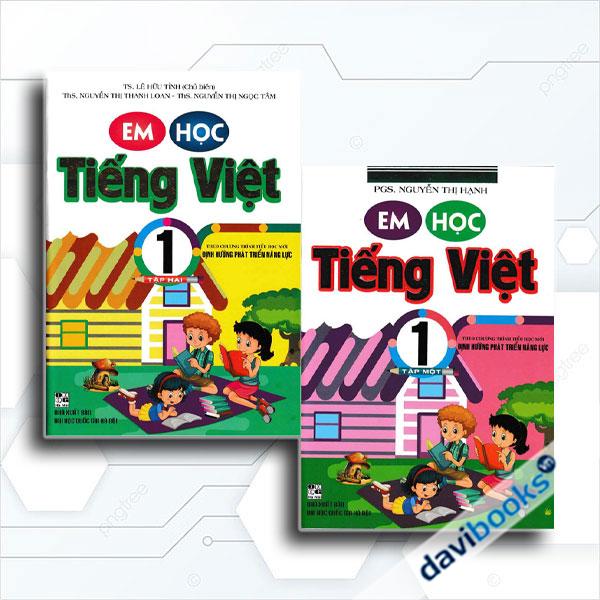 Combo Em Học Tiếng Việt 1 (Theo Chương Trình Tiểu Học Mới Định Hướng Phát Triển Năng Lực, Bộ 2 Cuốn)