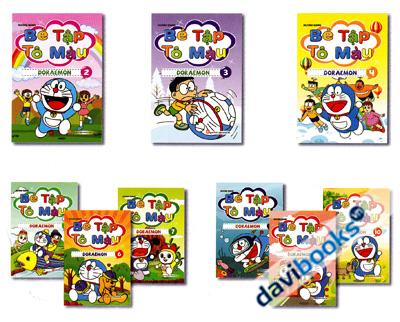 Bé Tập Tô Màu Doraemon (Trọn Bộ 10 Tập)