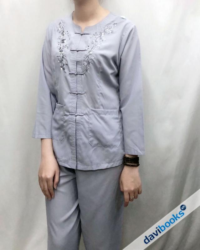 (ad1904) Kiểu Cổ Khoá Thêu Kate