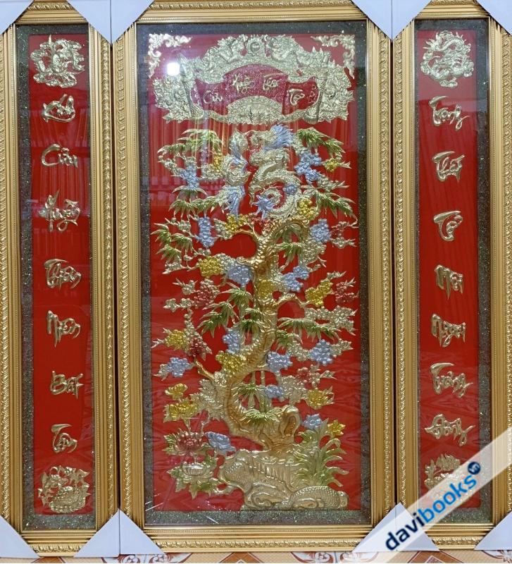 (ad6468) Cửu Huyền Đồng Mai - Bộ 3 Tấm