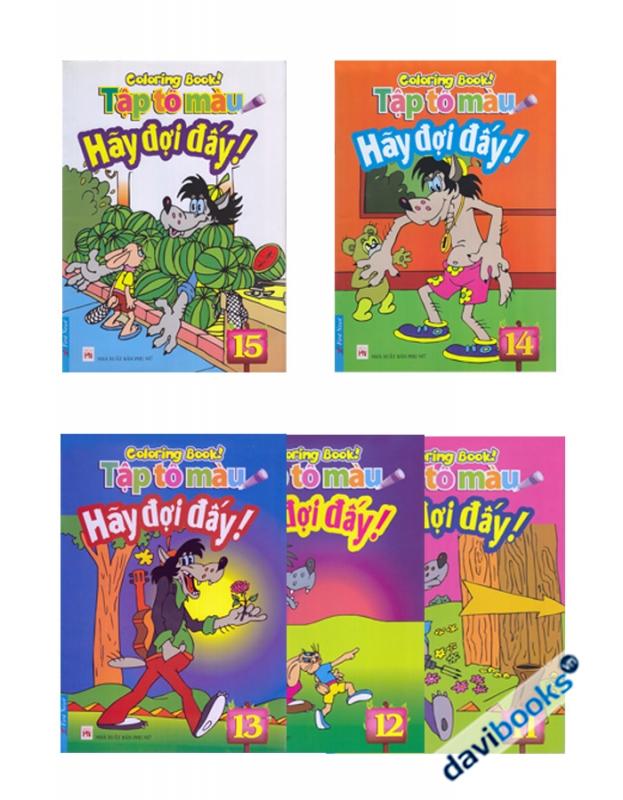 Bộ Tập Tô Màu Hãy Đợi Đấy