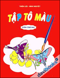 Tập tô màu - Côn trùng